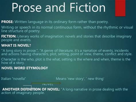 example of fictional prose